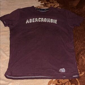 Abercrombie & Fitch Dark burgundy muscle T shirt/ size small/